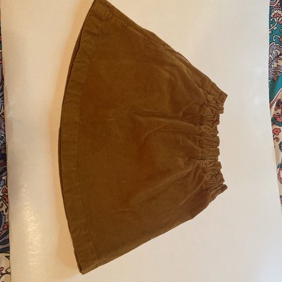 Girls 4-5 Crewcuts Brown Corduroy Skirt - Picture 4 of 5